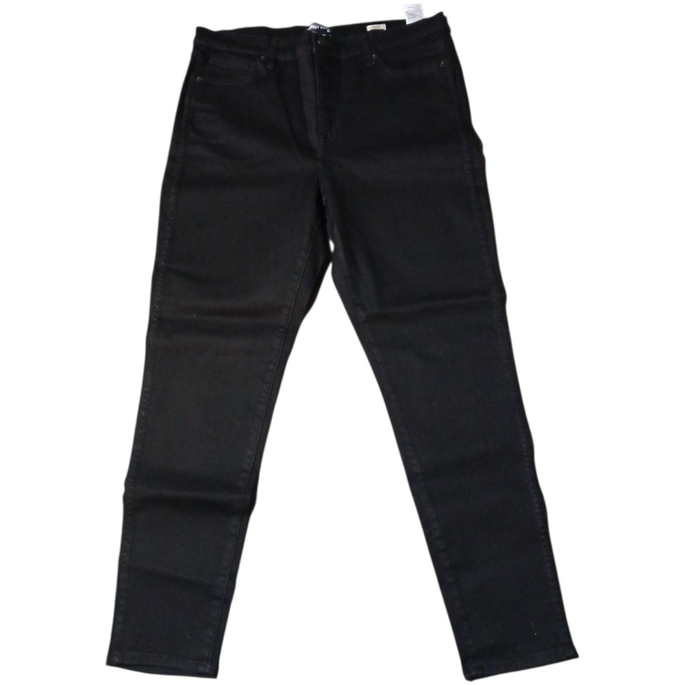 KIRKLAND SIGNATURE WOMEN‎ HIGH RISE SKINNY JEANS(BLACK) Size 16